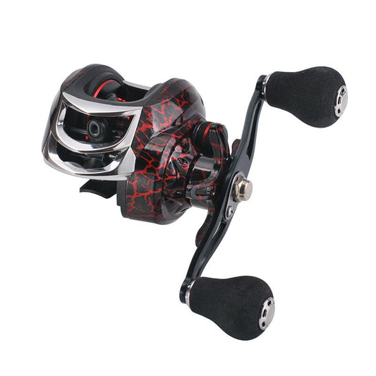 LIZARD Reel Baitcasting dengan Magnetic Brake System, Gear Rasio 7.2:1, 18+1BB, Spool Aluminium, Max Drag 10kg - Model RP061