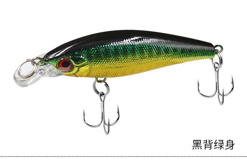 Umpan Pancing Minnow Floating 6.7g 7.5cm - Mata 3D Hook 4X Strong Tahan Korosi MN300